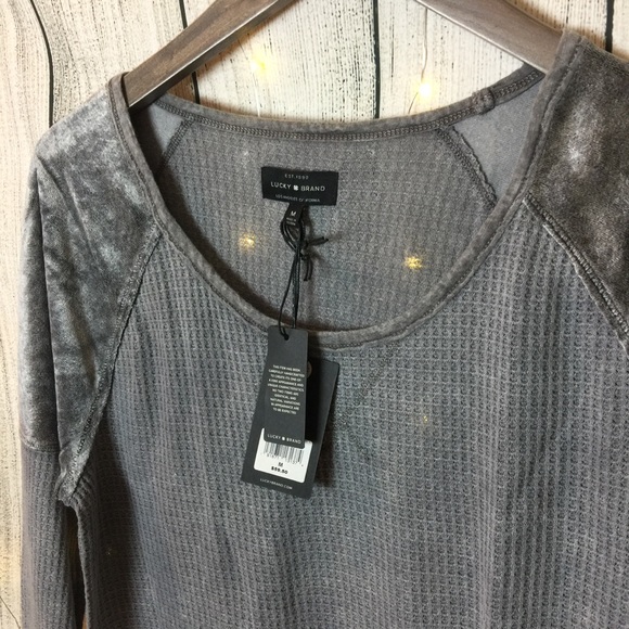 Lucky Brand Thermal Texture Tee, new with tags! - Picture 4 of 8